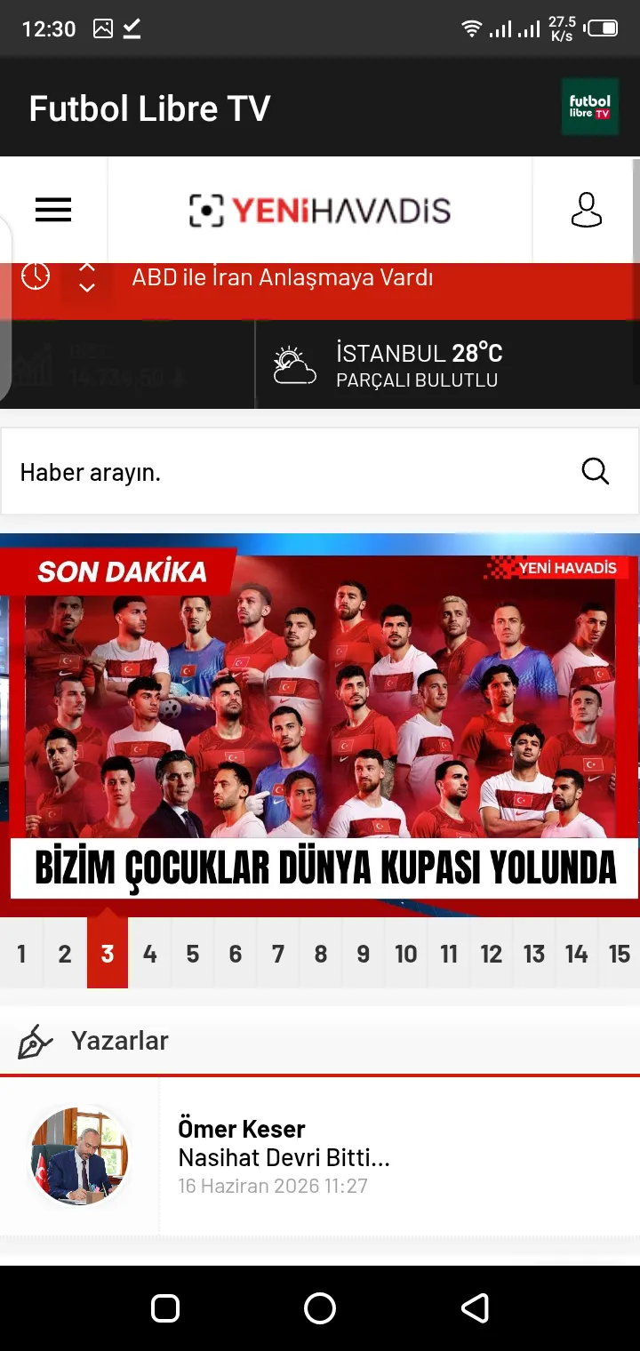 Screenshot of Futbol Libre 2 APK download page with app details